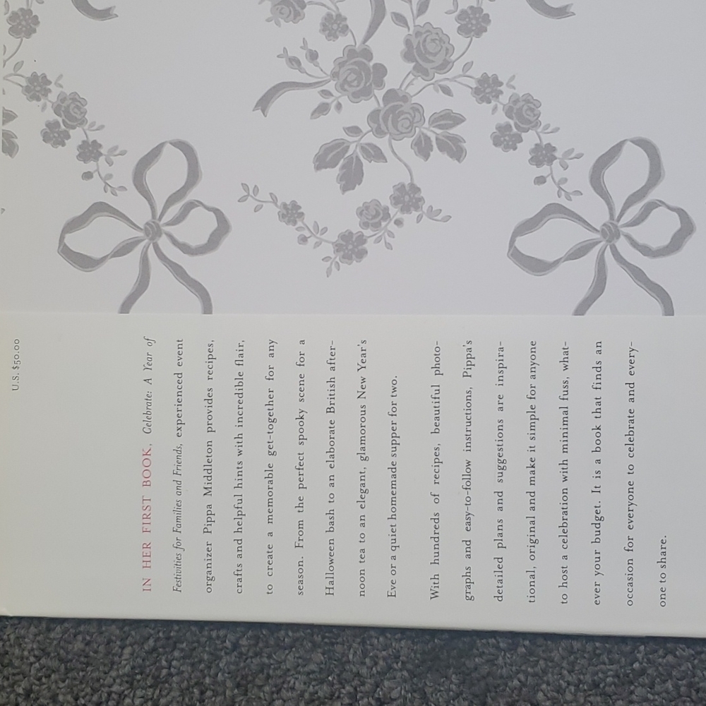 CELEBRATE Pippa Middleton Cookbook Year Round Holiday Book - Picture 5 of 11